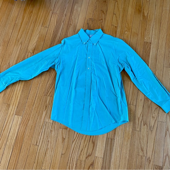 2 Brooks Brothers Large Mens Button ups green - Picture 4 of 6